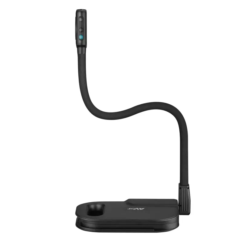 AVer AVerVision U50+ document camera, 8 MP CMOS, 1080p, 60 fps, zoom digitale 16x, USB 2.0, nera
