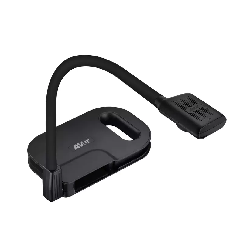 AVer AVerVision U50+ document camera, 8 MP CMOS, 1080p, 60 fps, zoom digitale 16x, USB 2.0, nera
