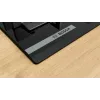 Piano cottura a gas da incasso Bosch PRP6A6H40 — 60 cm, nero, 4 bruciatori, manopole frontali
