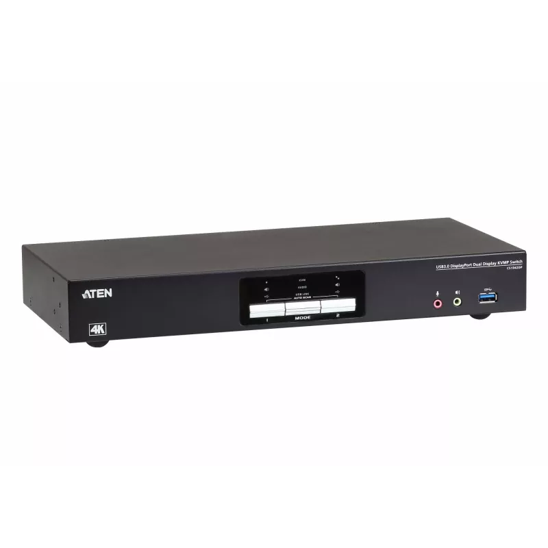 Switch KVMP ATEN 2P USB3.0 DisplayPort Dual View