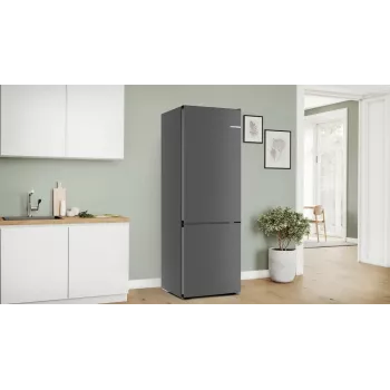 Frigorifero combinato Bosch Serie 4 KGN49OCAF, libera installazione, 440 L volume totale, antracite, No Frost