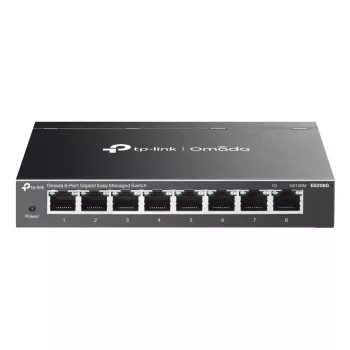 Switch di rete TP-Link Omada ES208G Managed L2 Gigabit Ethernet (10/100/1000) nero