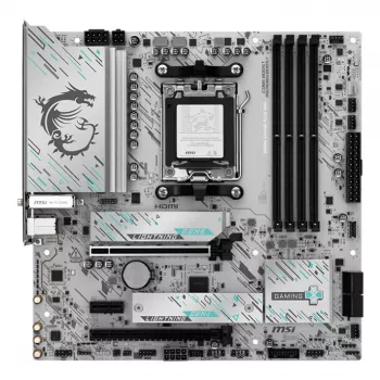 Scheda madre MSI B850M GAMING PLUS WIFI — AMD B850, socket AM5, micro ATX, DDR5, 4x DIMM, 3x M.2, Wi‑Fi 7, 5 Gb LAN