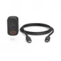 Caricabatterie mobile Hama 00200018 per laptop, powerbank, smartphone, tablet nero con presa accendisigari auto