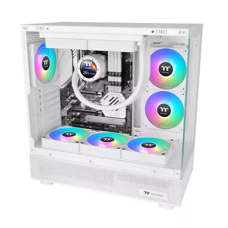 Ventola per PC Thermaltake CT120 EX ARGB Sync bianca confezione da 3