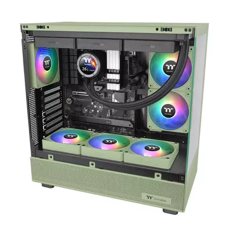Ventola Thermaltake CT120 EX ARGB Sync Matcha Green 12cm 68cfm idraulica