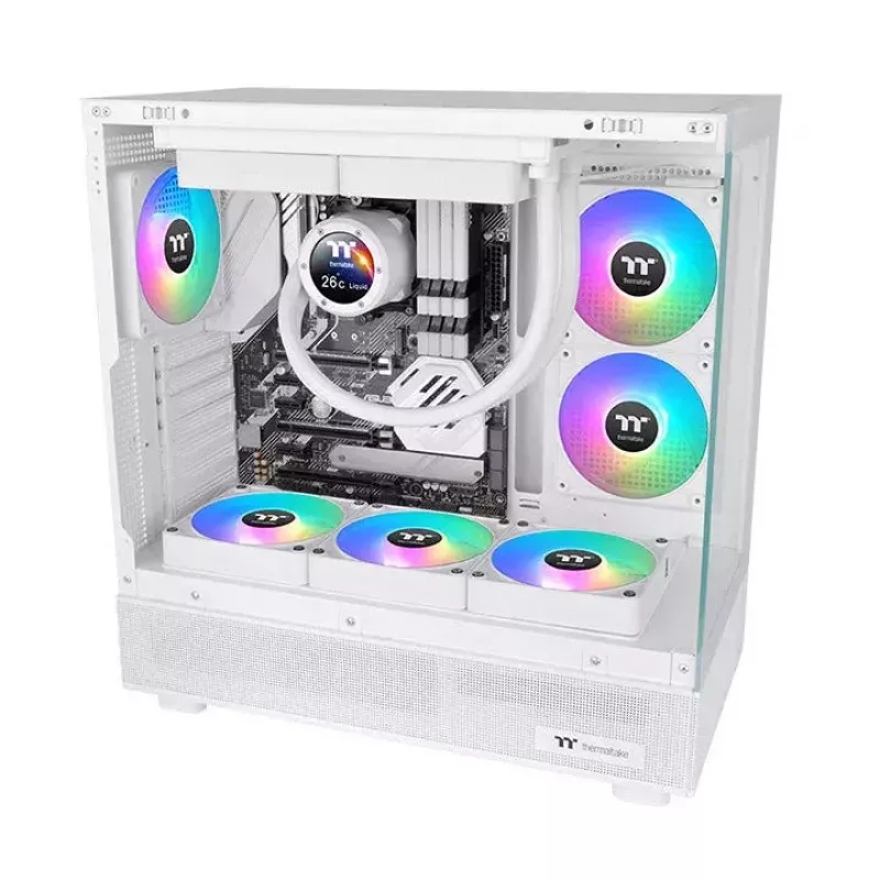 Ventola per PC Thermaltake CT140 EX ARGB Sync bianca (confezione da 3)