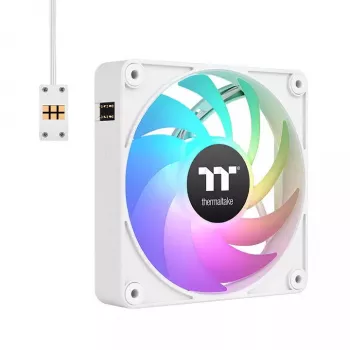 Ventola per PC Thermaltake CT140 EX ARGB Sync bianca (confezione da 3)
