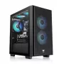 Case per PC Thermaltake Versa H16 TG ARGB Micro Tower nero