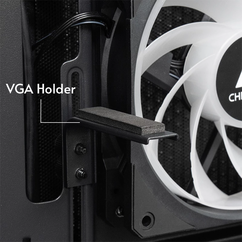 Case per computer Chieftec GT-01B-OP Midi Tower nero