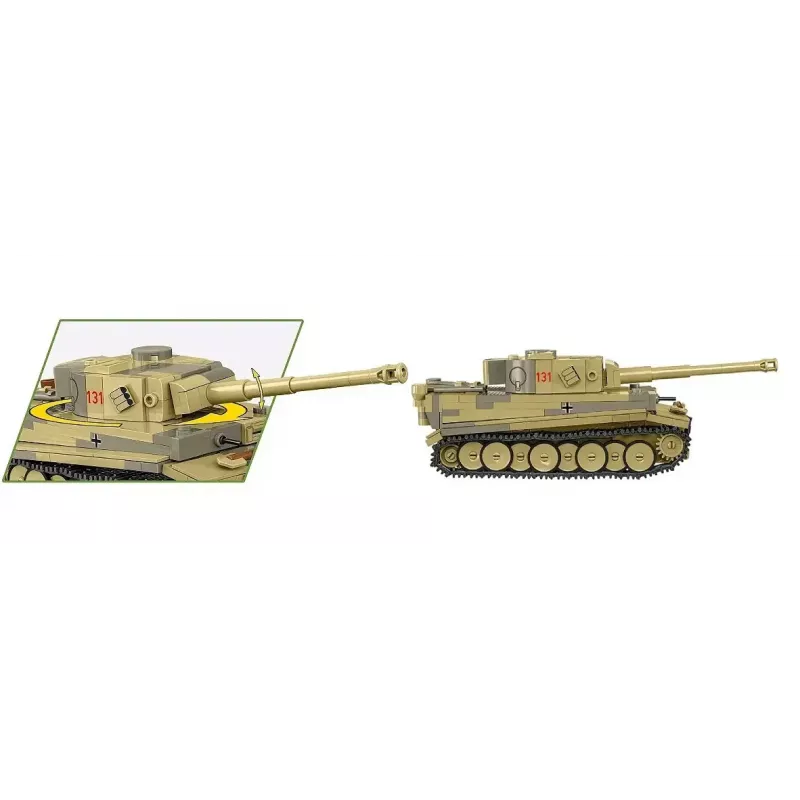 Set da costruzione Cobi Panzer VI Tiger I 442 pezzi modello COIB-2734