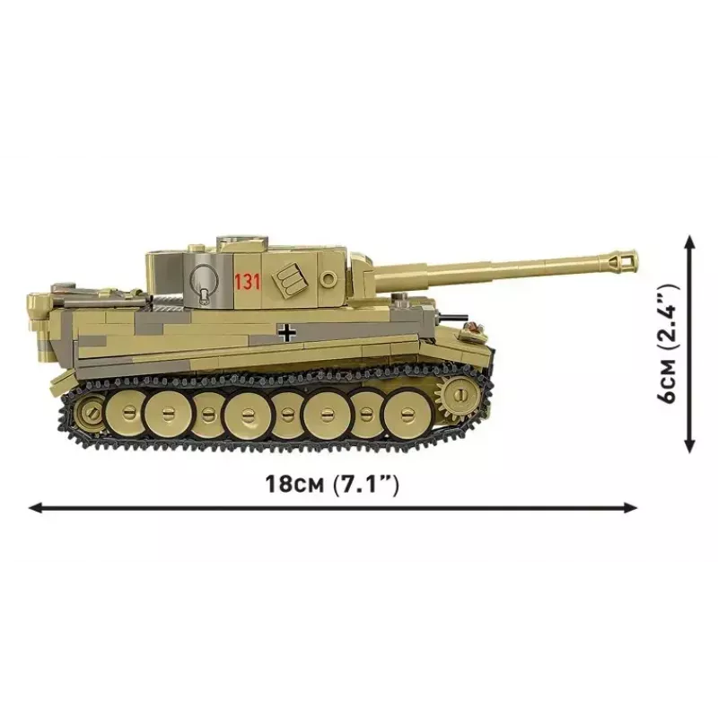 Set da costruzione Cobi Panzer VI Tiger I 442 pezzi modello COIB-2734