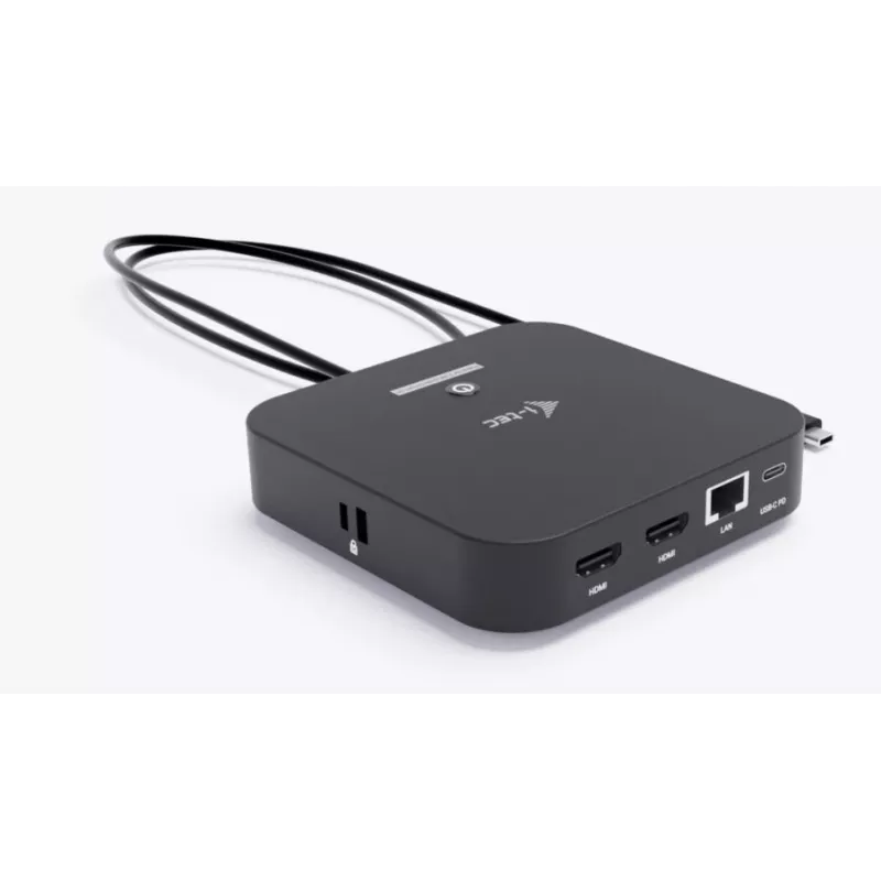 Adattatore USB-C Dual HDMI ITEC C31DUALHDMIDPD100 — dual HDMI 4K@60Hz, USB-C Power Delivery 100W