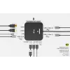 Adattatore USB-C Dual HDMI ITEC C31DUALHDMIDPD100 — dual HDMI 4K@60Hz, USB-C Power Delivery 100W