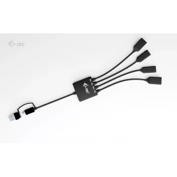 HUB a cavo USB-C/USB-A i-tec 4 porte (2x USB-C, 2x USB-A)