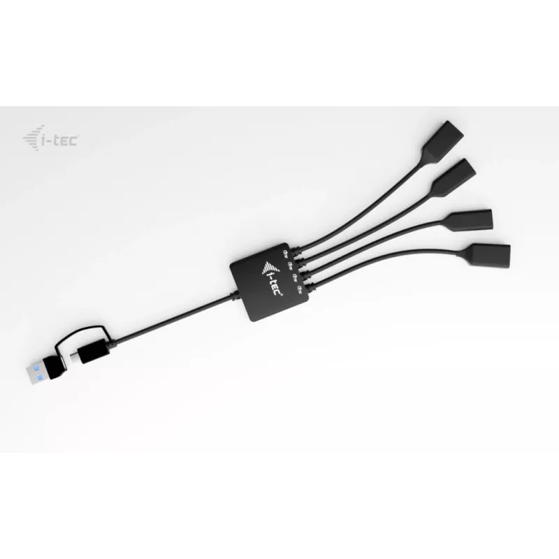 HUB a cavo USB-C/USB-A i-tec 4 porte (2x USB-C, 2x USB-A)