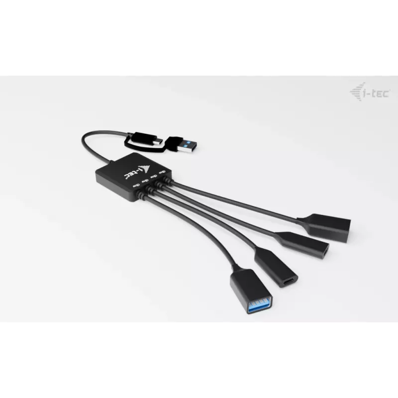 HUB a cavo USB-C/USB-A i-tec 4 porte (2x USB-C, 2x USB-A)