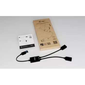Hub USB-A ITEC U3CBLHUB2A — 2 porte, USB 3.0 fino a 5 Gbit/s