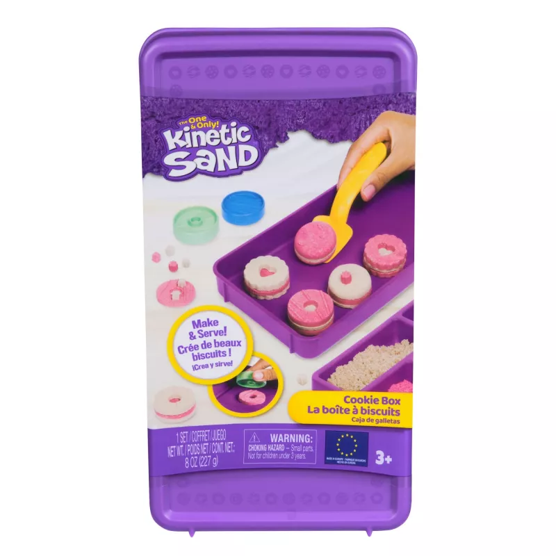 Spin Master Kinetic Sand - scatola biscotti, sabbia da gioco