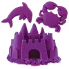 Kinetic Sand, 2 libbre di sabbia da gioco viola, giocattoli sensoriali modellabili per bambini, sacchetto richiudibile (la confezione può variare), dai 3 anni
