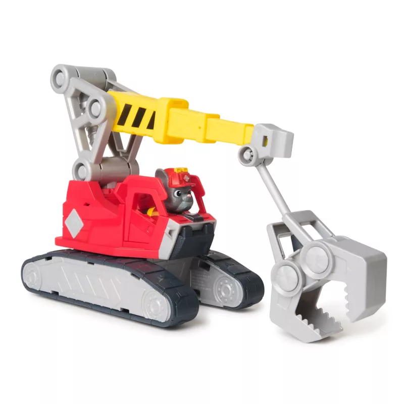 Gru con gancio Spin Master Rubble & Crew Chargers Mega Power con figura Charger, 2 utensili rimovibili, plastica, per bambini dai 3 anni