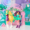 Unicorn Academy, set di gioco con bambola Ava e stalla foglia che cambia colore, idea regalo di Pasqua, 15 accessori, bambole e giocattoli unicorno per bambine dai 4 anni