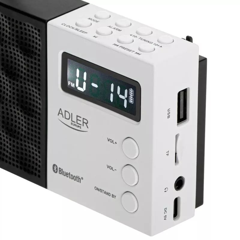 Radio digitale Adler AD 1908 PLL AM/FM con funzione sveglia