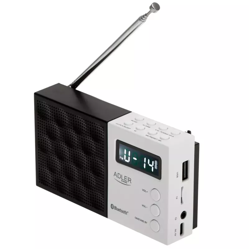 Radio digitale Adler AD 1908 PLL AM/FM con funzione sveglia