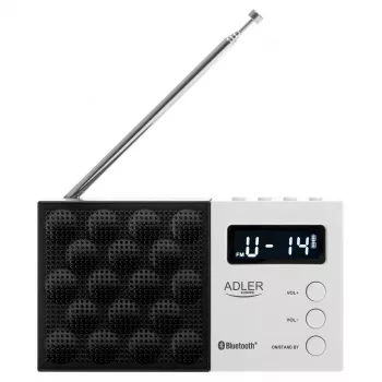 Radio digitale Adler AD 1908 PLL AM/FM con funzione sveglia