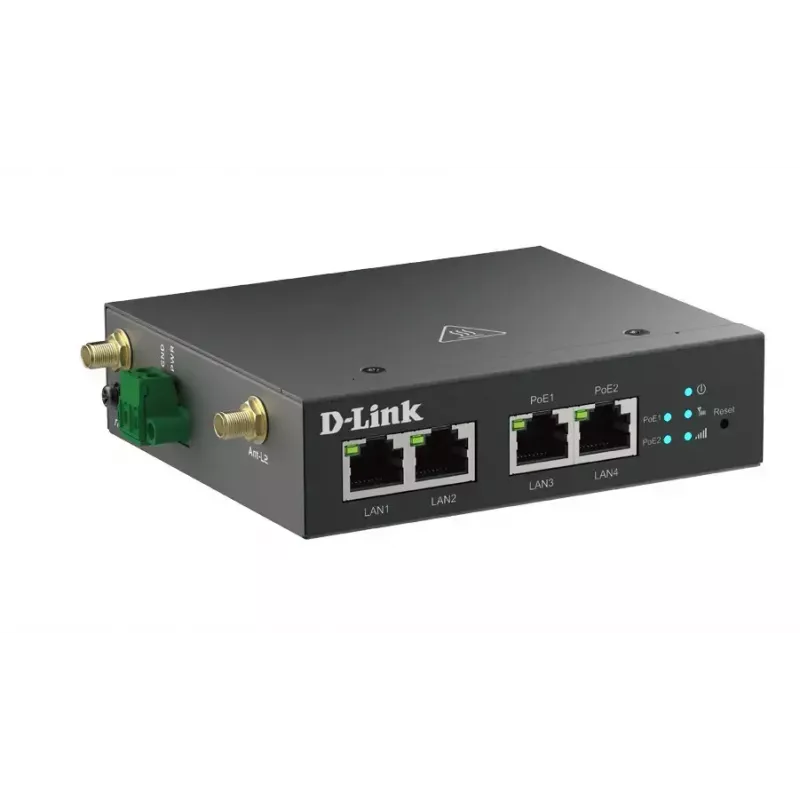 Modem 4G LTE PoE D-Link DWM-314-TP con Power over Ethernet e slot SIM