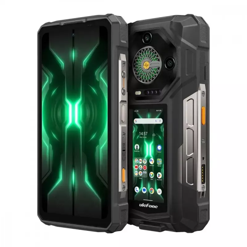 Ulefone Armor 33 Pro smartphone 5G, 6,95 pollici, 16 GB / 512 GB, 25500 mAh, Android 14, nero
