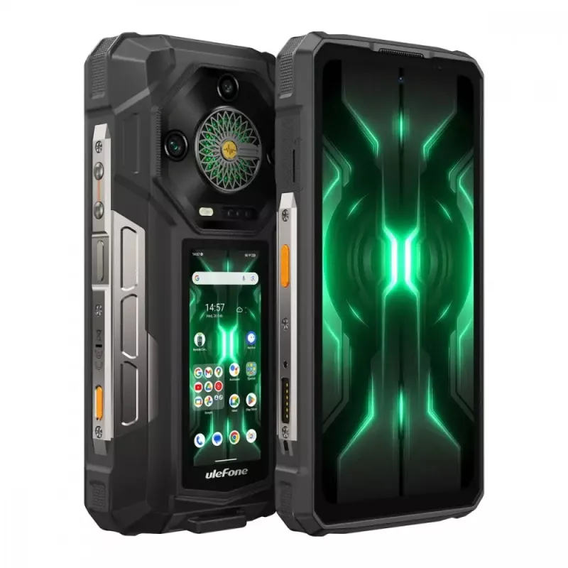 Ulefone Armor 33 Pro smartphone 5G, 6,95 pollici, 16 GB / 512 GB, 25500 mAh, Android 14, nero