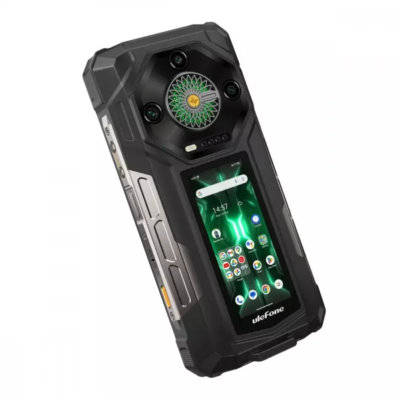 Ulefone Armor 33 Pro smartphone 5G, 6,95 pollici, 16 GB / 512 GB, 25500 mAh, Android 14, nero