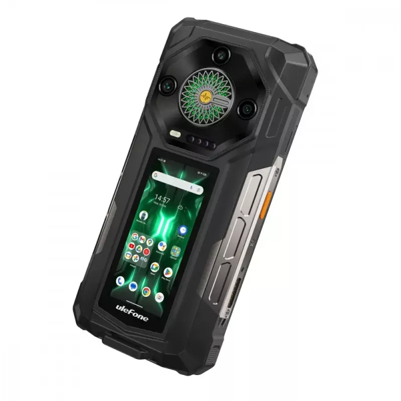 Ulefone Armor 33 Pro smartphone 5G, 6,95 pollici, 16 GB / 512 GB, 25500 mAh, Android 14, nero