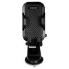 Savio CH-04 supporto telefono per auto, montaggio su parabrezza/cruscotto, nero
