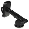 Savio CH-04 supporto telefono per auto, montaggio su parabrezza/cruscotto, nero