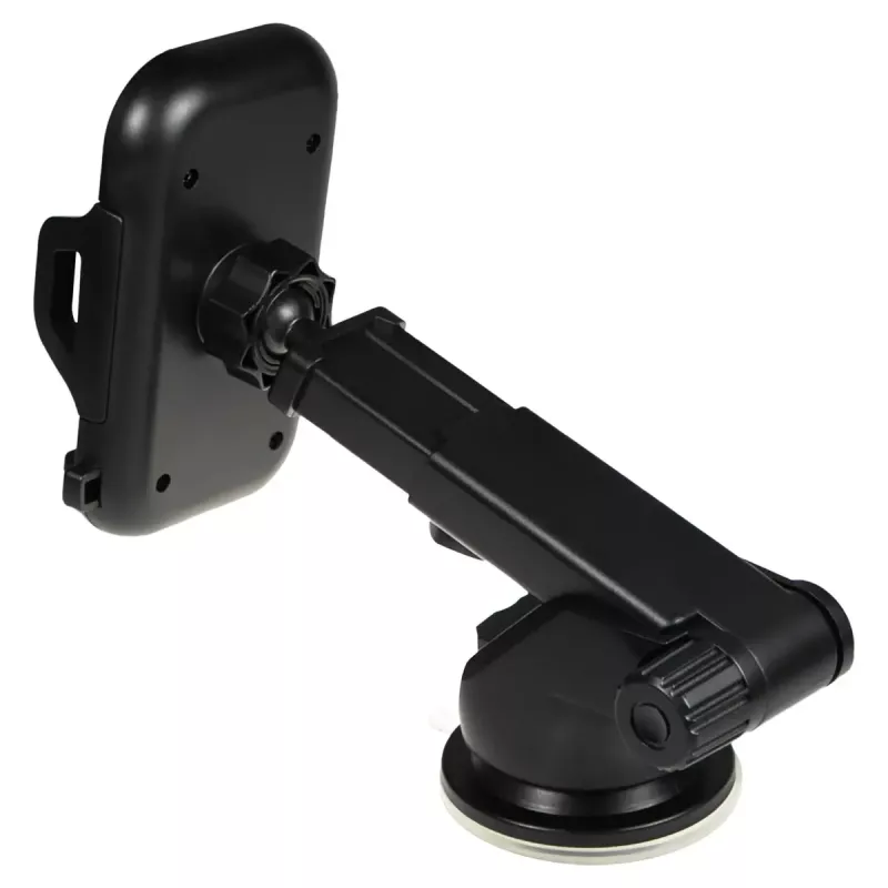 Savio CH-04 supporto telefono per auto, montaggio su parabrezza/cruscotto, nero