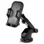 Supporto per cellulare da auto Savio CH-04, supporto per parabrezza/cruscotto, nero