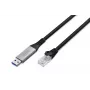 DIGITUS USB 3.2 Gen1 – cavo Ethernet RJ45 – CAT6a S/FTP nero – 3m