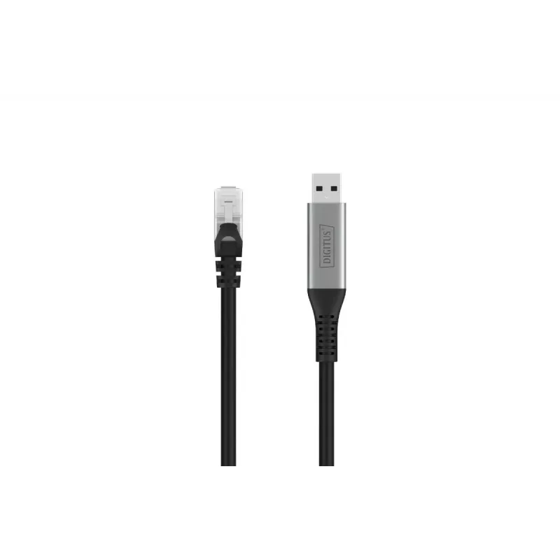 DIGITUS USB 3.2 Gen1 – cavo Ethernet RJ45 – CAT6a S/FTP nero – 3m