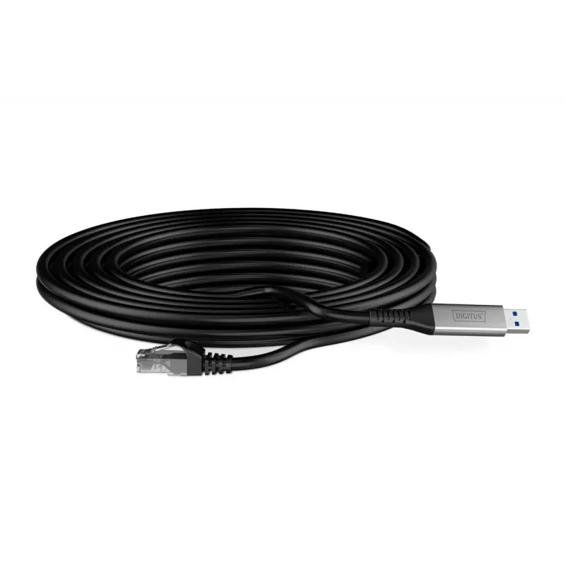 DIGITUS USB 3.2 Gen1 – cavo Ethernet RJ45 – CAT6a S/FTP nero – 3m