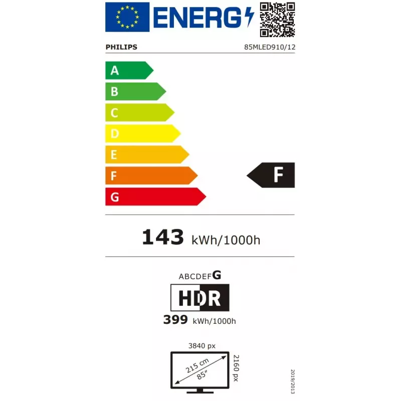 Philips 85MLED910/12 85 pollici 4K Ultra HD QD-Mini LED televisore