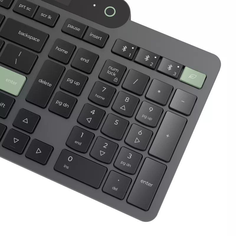 Tastiera Lenovo 4Y41R69494 per casa/ufficio Bluetooth US-Inglese nero, verde