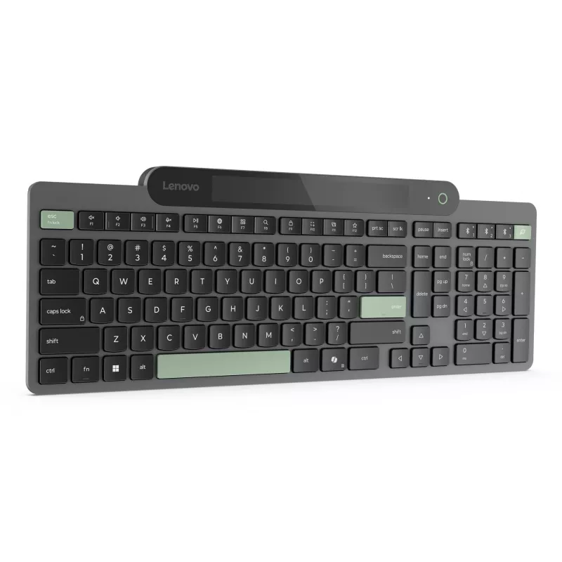 Tastiera Lenovo 4Y41R69494 per casa/ufficio Bluetooth US-Inglese nero, verde