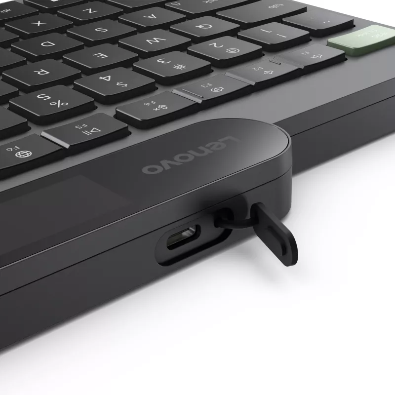 Tastiera Lenovo 4Y41R69494 per casa/ufficio Bluetooth US-Inglese nero, verde