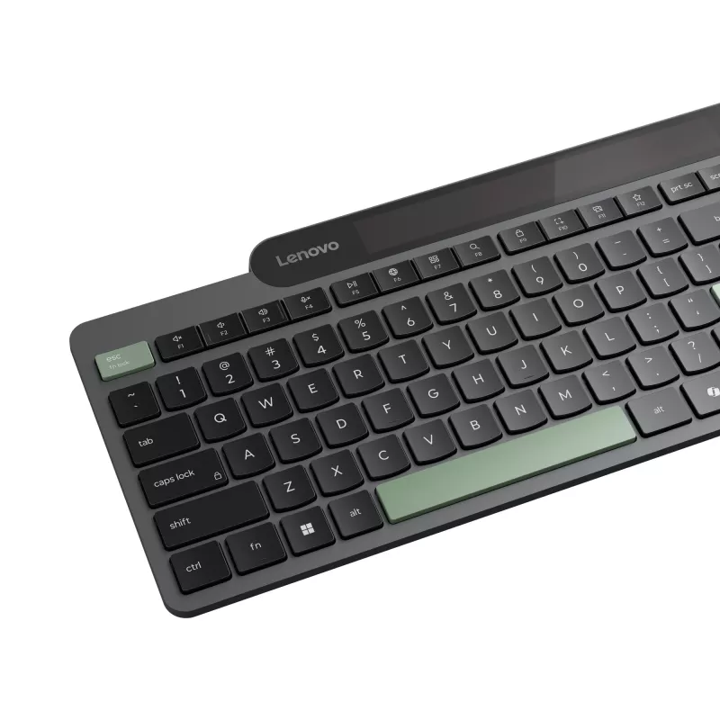 Tastiera Lenovo 4Y41R69494 per casa/ufficio Bluetooth US-Inglese nero, verde