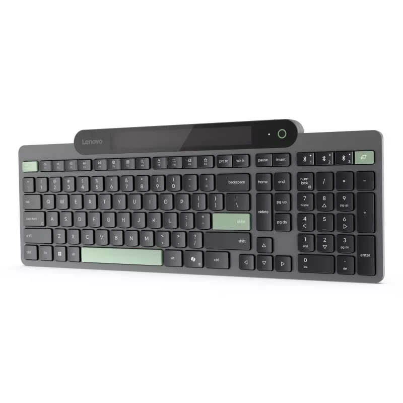 Tastiera Lenovo 4Y41R69494 per casa/ufficio Bluetooth US-Inglese nero, verde