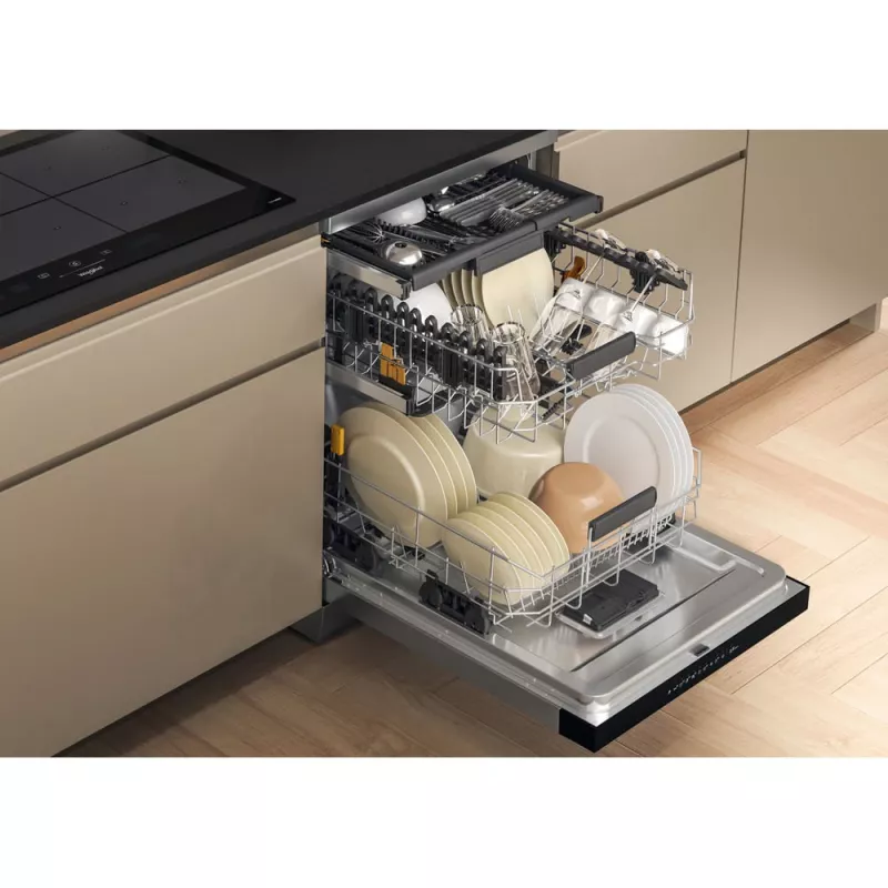 Lavastoviglie Whirlpool W7F HP33 X a libera installazione 15 coperti 43 dB