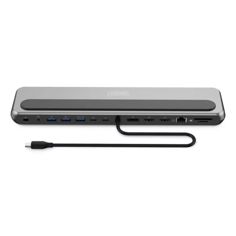Docking station Digitus USB-C 8K, 12 porte, USB 3.2 Gen 2, 100 W
