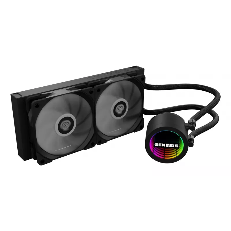 GENESIS NLG-2319 sistema di raffreddamento per computer processore raffreddamento a liquido all-in-one nero
